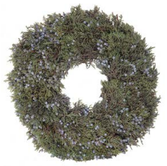 20" Juniper Wreath